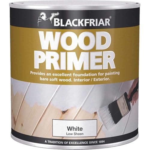 Image of Blackfriar BKFWPW500 Wood Primer, 500 ml, White