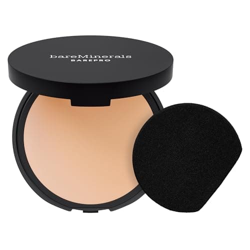 Image of bareMinerals BAREPRO 24HR Skin-Perfecting Powder Foundation - Matte Pressed Powder Foundation Full Coverage with Plant-Based Squalene, Talc-Fee Pressed Powder Compact, Oil Control, Vegan