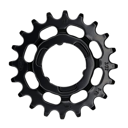 Image of KMC eBike Rear Sprocket, Compatible with Shimano Steps, Black, 1/2" x 3/32" (Narrow), 20t