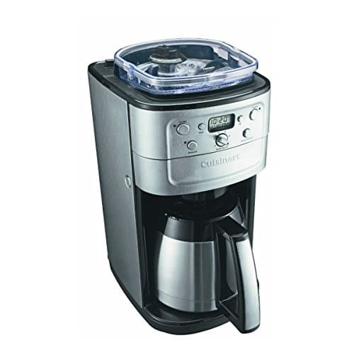 Image of Cuisinart Grind and Brew Plus | Bean to Cup Filter Coffee Maker | DGB900BCU | Silver