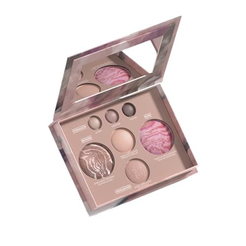 Image of SHEBEEDO Multi Functional Makeup Palette–All in One Baked Foundation for Mature Skin,Blush Palette, Bronzer Powder, Highlighter Makeup & Eyeshadow–Waterproof Long Lasting Travel Makeup Kit for Women