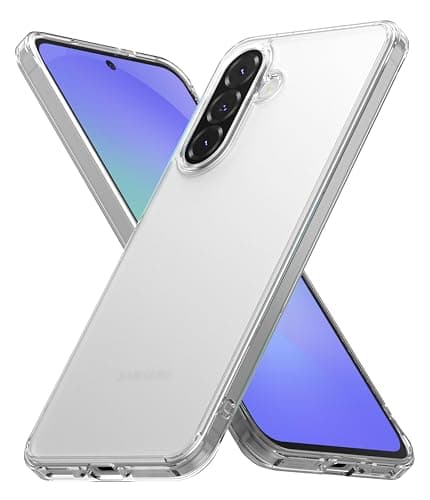 Image of Ringke Fusion [Anti-Fingerprint] Compatible with Samsung Galaxy A56 / A36 5G Phone Case, Frosted Hard Back Shockproof TPU Bumper Protective Cover - Matte Clear