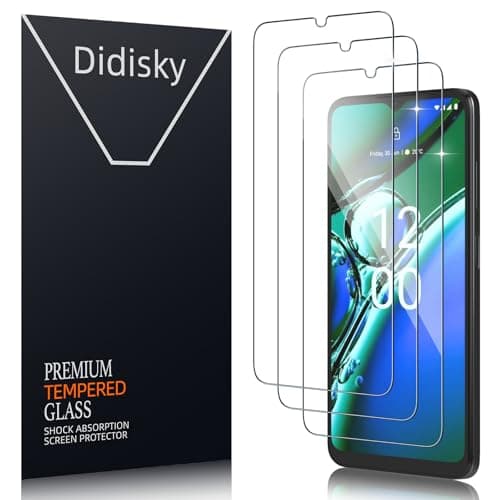 Image of Didisky 3 Pack Screen Protector for Nokia G42 5G, 9H Tempered Glass Screen Protector, Easy to Install, Scratch-Resistant, HD Clear