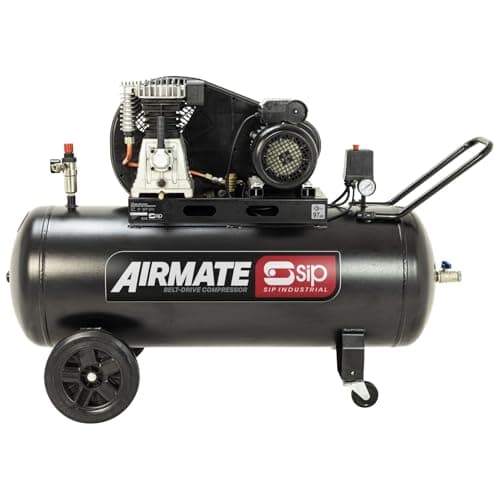 Image of SIP Airmate Belt Drive Air Compressor, 230V 13A, 150L, 3hp / 2.2kW, 145psi / 10 Bar 14CFM 97dB