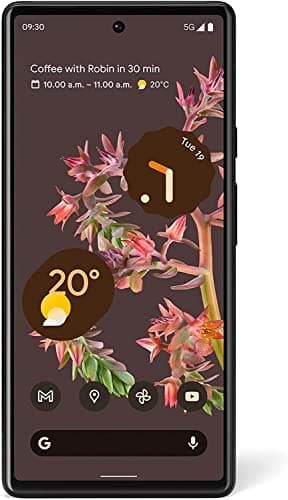 Image of Google Pixel 6 5G - Smartphone 128GB, 8GB RAM, Single Sim, Black (Renewed)