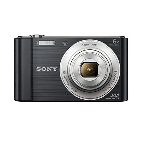 Image of Sony DSC-W810 Digital Compact Camera (20.1 MP, 6 x Zoom, 2.7 LCD, 720p HD, 26 mm Sony G Lens) - Black (Renewed)
