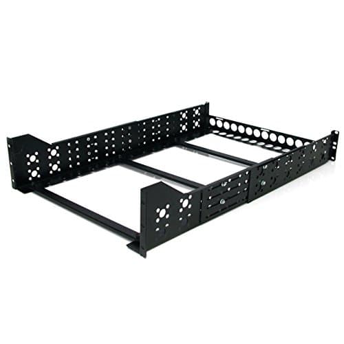 Image of StarTech.com 3U Universal Server Rack Rails - TAA Compliant Fixed Mounting Rails - 19" Adjustable Depth Rack Mount Rails (UNIRAILS3U)