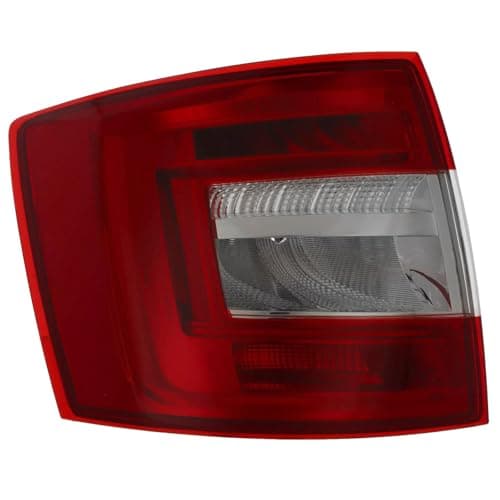 Image of XYZ Parts Rear Tail Light Assembly LED Compatible With Skoda Octavia Mk3 Estate 2017-2021 For UK Passengers Side Left Hand Replacement