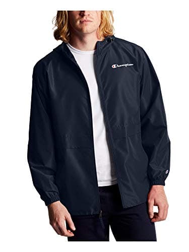 Image of Champion Men's Full Zip Jacket, Navy, XXL