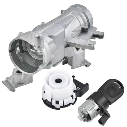 Image of Bohaner 1K0905851B Ignition Starter Switch Lock for VW Golf MK5 MK6 Au.di A1 A3 8P Barrel Door Lock Switch with Key for Tiguan Caddy 1K0905851A 1K0905851 30936044