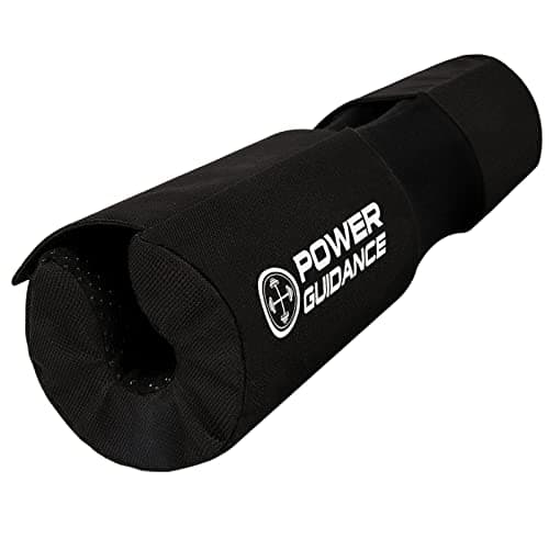 Image of POWER GUIDANCE Barbell Squat Pad - Neck & Shoulder Protective Pad Built-In Velcro Straps and Anti-Skid Points for Squats, Lunges, Hip Thrusts, Weightlifting - Fit Standard and Olympic Bars
