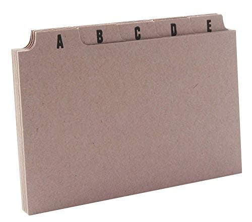 Image of 2X 5x3 inch A-z Buff Guide Card