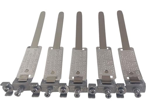 Image of Adjustable Earth Bonding Clamps, 12-32mm Pipe Size, Terminal A-D EC14, Pack of 5