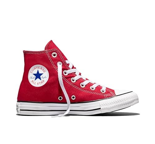 Image of Converse All Star Hi Trainers Red Canvas - 3 UK