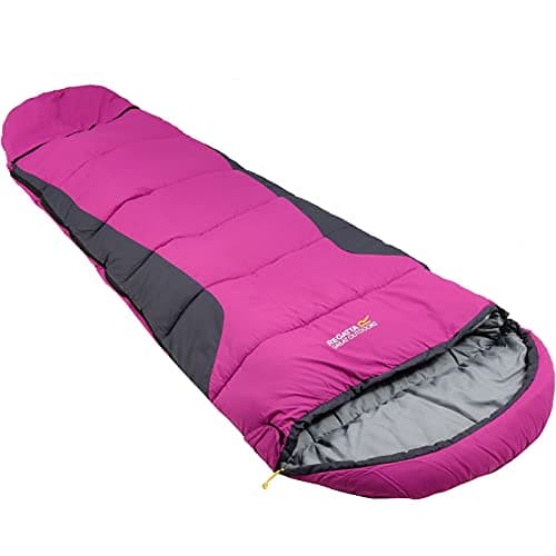 Image of Regatta Unisex Kids Hilo Boost Expandable Sleeping Bag - Azalia Ebony