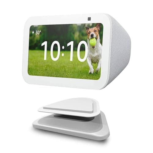 Image of ELPHA All-New Stand for Show 5 (3rd Gen) | Adjustable to Improve Viewing Angle | Swivel and Tilt Accessories Compatible with Show 5 Smart Display & iPhone Models | White