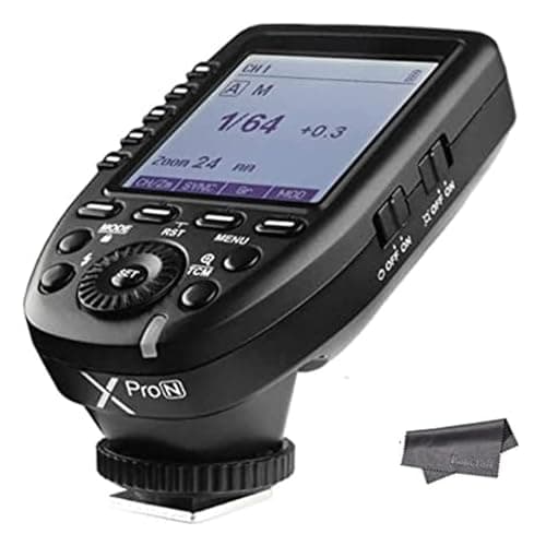 Image of Godox XPro-N TTL Wireless Flash Trigger for Nikon,1/8000s High-Speed-Sync,5 Dedicated Group Bottons and 11 Customizable Functions (XPro-N Transmitter Compatible with Nikon)