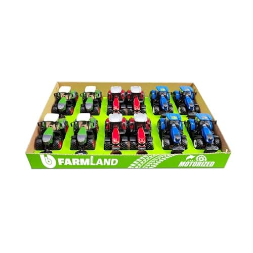 Image of Bburago BB FARMLAND Tractor – Incredibly Detailed Die-Cast Replica Collectible Model Vehicle, Multiple Colours