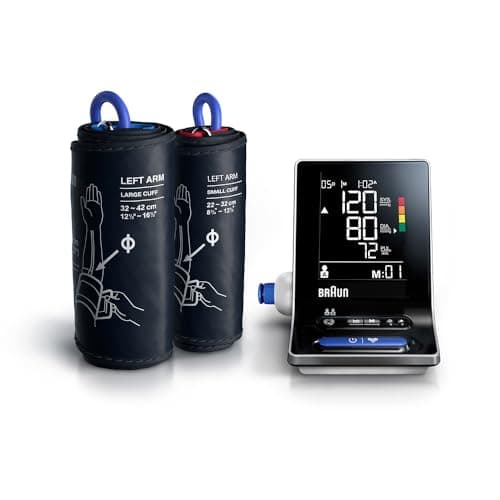 Image of Braun ExactFit 3 Upper arm blood pressure monitor - Colour-coded Indicator - 2 Cuff Sizes - For Home Use - BUA6150