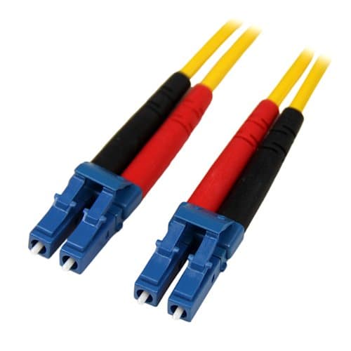 Image of StarTech.com 10m Fiber Optic Cable - Single-Mode Duplex 9/125 - LSZH - LC/LC - OS1 - LC to LC Fiber Patch Cable (SMFIBLCLC10)