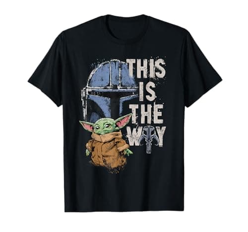 Image of Star Wars The Mandalorian and Grogu This is The Way Graphic T-Shirt