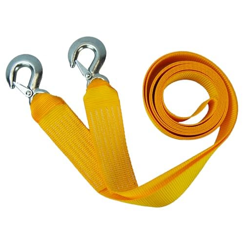 Image of AA 3.5T 4 m Heavy - Duty Tow Rope AA6202 - Yellow Strap-Style Towing Belt for Car Breakdowns Other Vehicles up to 3.5 Tonnes