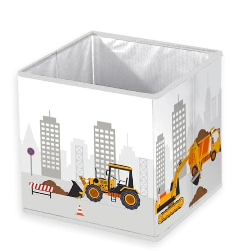 Image of Herding Young Collection Construction Site Storage Box, 30 x 30 x 30 cm, Foldable Box