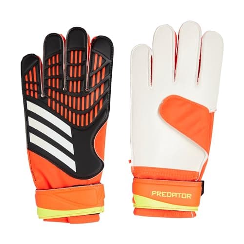 Image of Adidas PRED GL TRN Unisex Football Goalkeeper Gloves with Finger Protection, Size 9