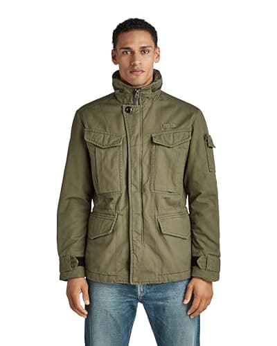 Image of G-Star Men's Padded Field Jacket, Green (shadow olive D21995-D191-B230), XS
