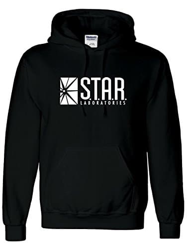 Image of Inspired STAR Laboratories Hoodie-The Flash TV Series S.T.A.R.Labs Hoody Top (LARGE, BLACK)