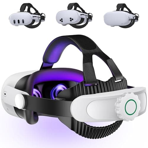 Image of HELLCOOL Head Strap for Meta Quest 3S/3/2,Adjustable Elite Strap Replacement Intended for Quest Head Strap,VR Headset Accessories Extend PlayGame Time Reduce Pressure