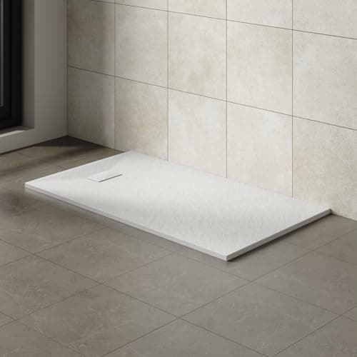 Image of Aquariss 1500x900mm SMC Anti Slip Shower Base Tray Rectangular for Shower Enclosure White