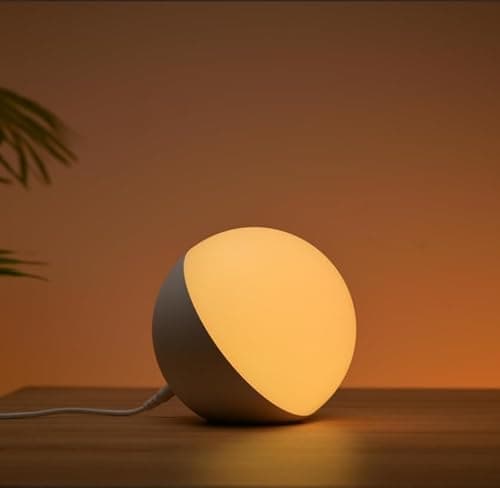 Image of Hifree Smart Table Lamp, Dimmable Desk Lamp with App/Voice Control, LED RGB Color Changing Touch Lamp, Night Lamp for Bedroom Compatible with Alexa and Google Home No Battery Included