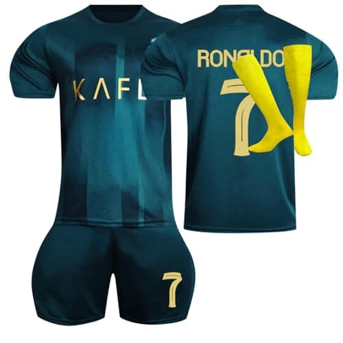 Image of 2023 2024 Soccer Activewear Unisex Home Away Jerseys Boys' Training Shirts Shorts and Socks - Girls' Jersey (No.7 Children 6-7 Years)