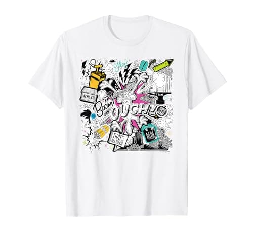 Image of Looney Tunes Roadrunner Wiley That's All Folks T-Shirt