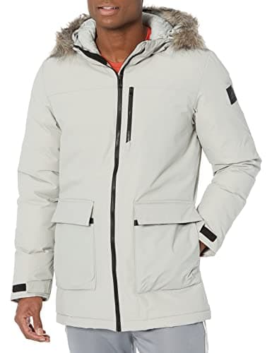 Image of adidas Men's Xploric Parka, Metal Grey, XXL