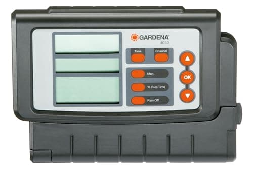 Image of Gardena Classic Irrigation Control 4030: Irrigation Computer for automatic irrigation, large display, for up to 4 valves (1283-20)