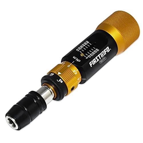 Image of FIRSTINFO H5177 Adjustable Precision Torque Screwdriver 0.05-0.6 Nm 1/4" Hex Quick Release Bit Holder Micro Torque Driver for Electronics Repair