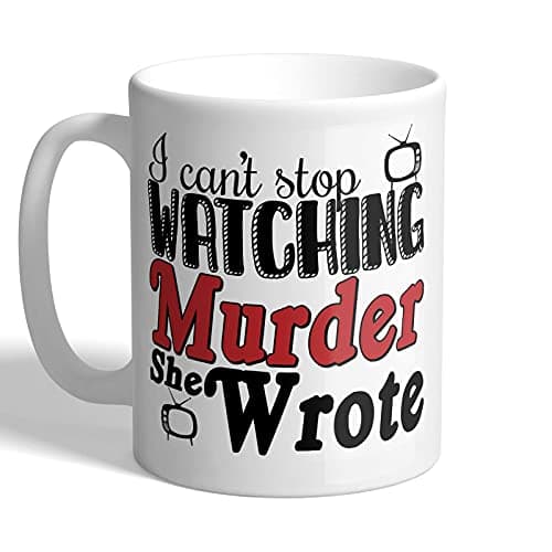 Image of I Love Mugs - I Can't Stop Watching Murder She Wrote - Mug, Ceramic, 11fl.oz.