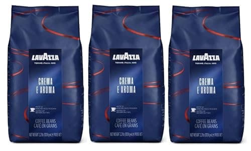 Image of Lavazza Crema e Aroma Coffee Beans 1kg (Pack of 3, Total 3kg) - Medium Light Roast with Nutty & Spicy Aromatic Notes