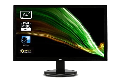 Image of Acer K242HL 24 Inch Full HD Monitor, Black (TN panel, 5 ms, DVI) (Renewed)