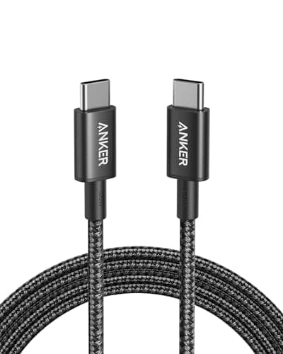 Image of Anker USB C Charger Cable (6ft 100W), USB 2.0 Type c Charger Fast Charging for iPhone 16/15 / 15Pro / 15Plus / 15ProMax MacBook Pro 2020, iPad Pro 2020, iPad Air 4, Samsung Galaxy S23+/S23 Ultra