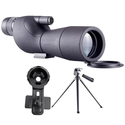 Image of Funabridge 20-75X60 Spotting Scope, With Tripod, Smartphone Adapter, Bak4 Prism, Anti-Slip Grip, Multi-Coated Lens For Outdoors