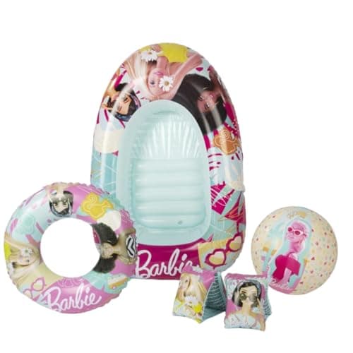Image of Barbie Swim Set with Inflatable Boat