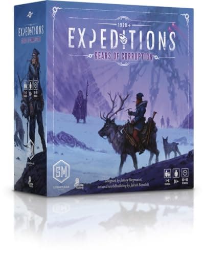 Image of Stonemaier Games | Expeditions Expansion: Gears of Corruption (Standard Edition) | Board Game | Ages 14+ | 1-6 Players | 60-90 Minutes Playing Time