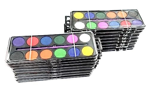 Image of Major Brushes 12-Disc Artist Watercolour Set - 16 Pack
