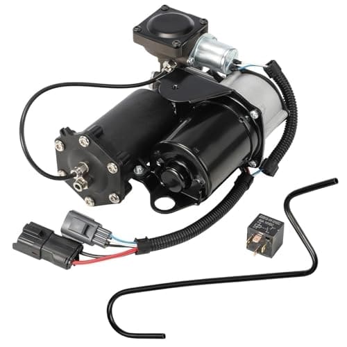 Image of Air Suspension Compressor Pump with Relay Fit For Hitachi System Fit For Land Rover Discovery 3/4 L319 2004-2016 Fit For Range Rover Sport L320 2005-2013 LR023964 LR044360 LR015303 6 Pins Connector