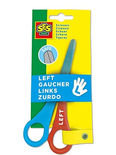 Image of SES Creative 00834 Left-Handed Scissors for Kids, Ergonomic Design