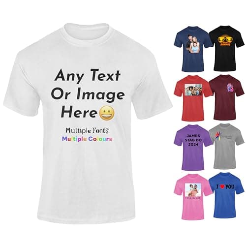 Image of Varsany FULLY MERCHED White Personalised Kids T-Shirts UK - Customise with Any Text and Photo, Long-Lasting Print 3-4 years