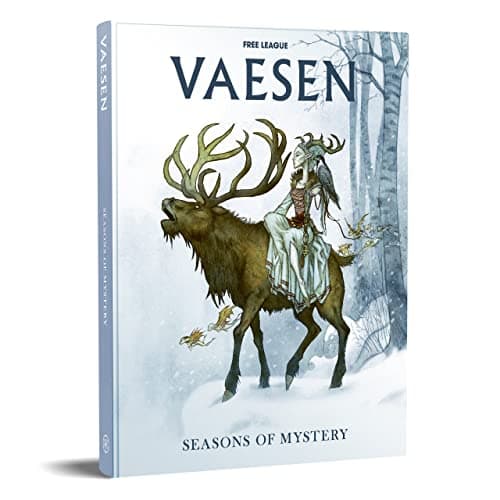 Image of Free League Publishing Vaesen: Seasons of Mystery Roleplaying Game Hardcover Adventure Expansion, Nordic Horror Fantasy Adventure, Adults, Teens Ages 14+